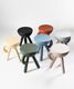 Tavolino "Tubby Stool biscuit" (per uso interno ed esterno) – disegnato da Gerard de Hoop di  Werkwaardig