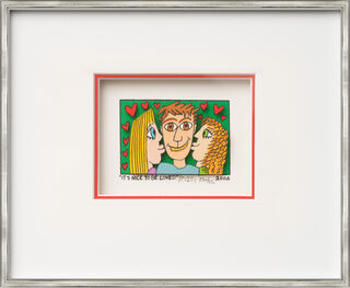 Tableau "It's Nice To Be Loved" (2002) von James Rizzi