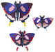 3D-väggobjekt "Swallowtail Butterflies" av återvunnen kartong, DIY, set om 3 av studio ROOF