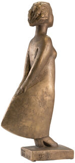 Sculpture "Storm Bride", bronze de Gisela Eufe