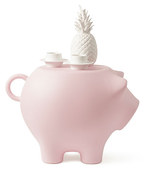 Side table "Sidepig pink" (indoor and outdoor) - Design Timo Keultjes and Diederik Dam by Werkwaardig