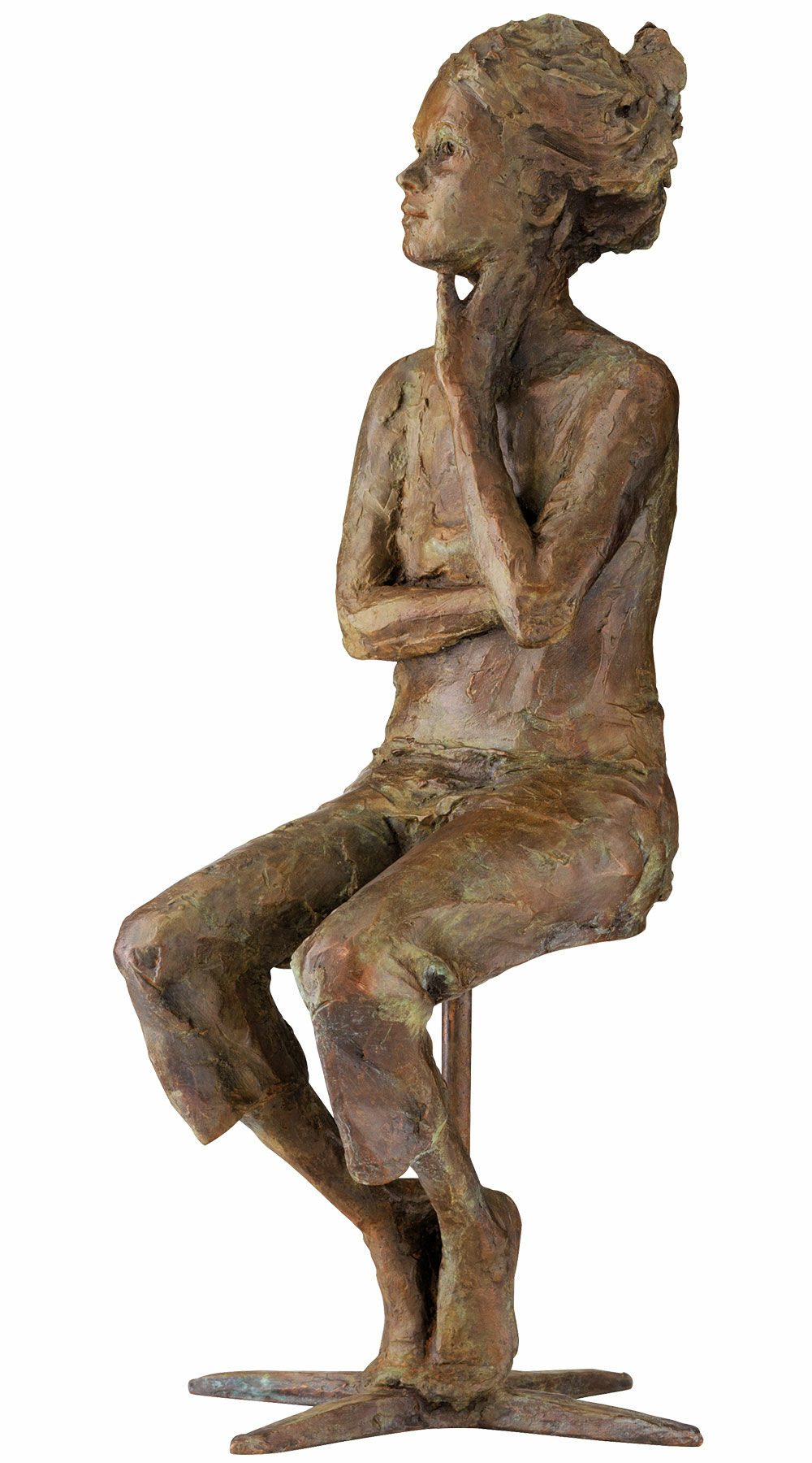 Sculpture "What If", bronze by Valerie Otte