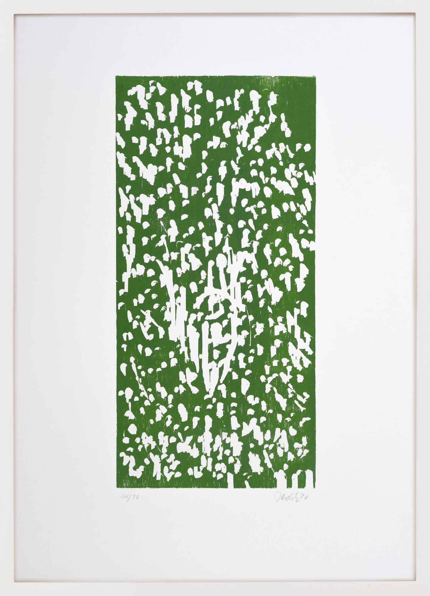 Bild "Grün VII" (1990) von Georg Baselitz