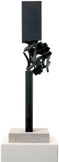 Sculpture "Rotation IV (Black)" (2024) (Pièce unique)