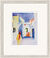 Bild "Blick in eine Gasse" (1914), gerahmt