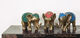 Sculpture set "Group of Elephants", bronze