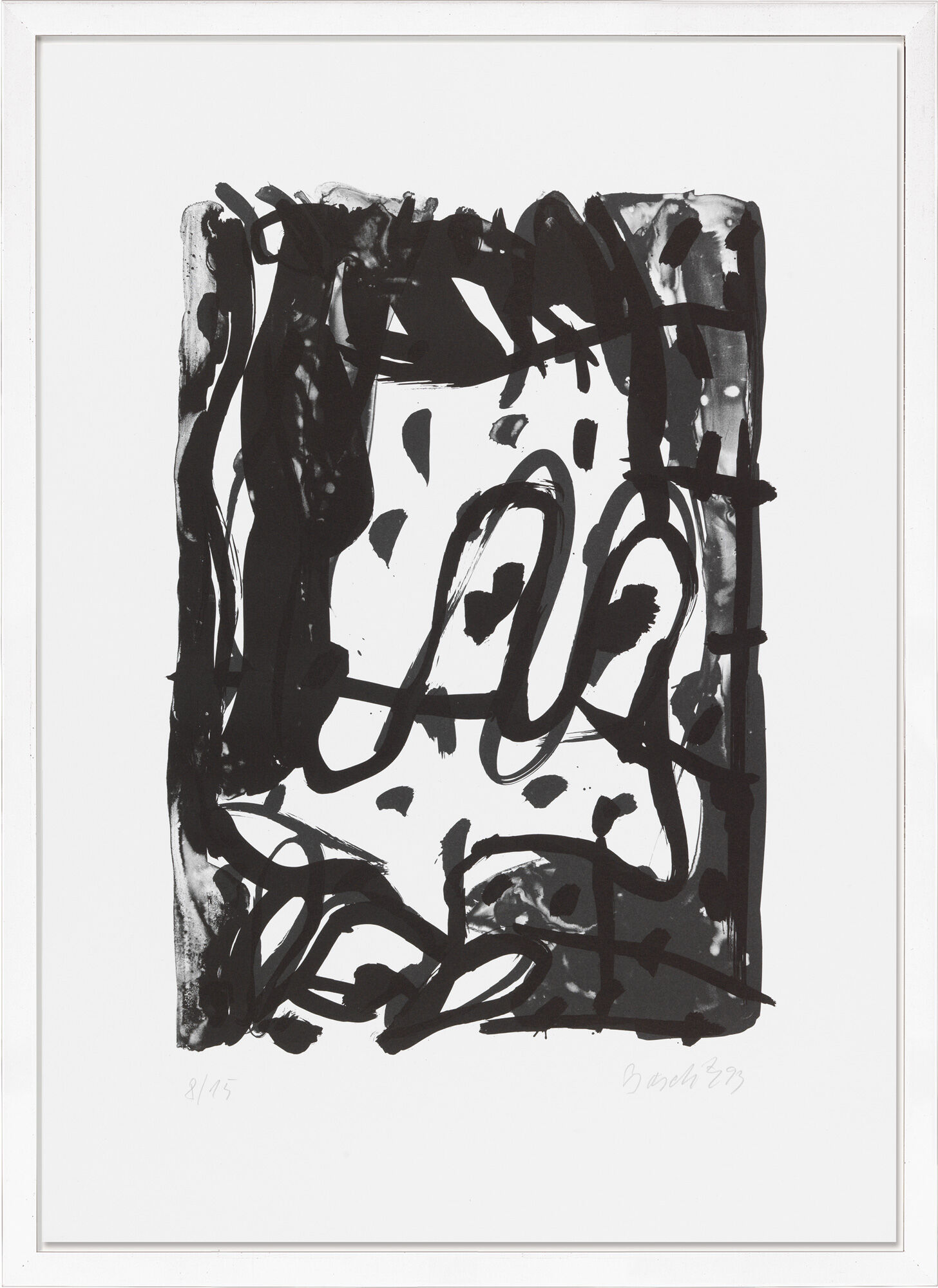 Picture "Base" (1993) by Georg Baselitz