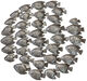 Wall object "Shoal of Fish", iron