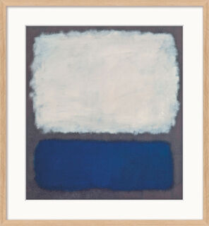 Picture "Blue and Grey" (1962), natural framed version by Mark Rothko