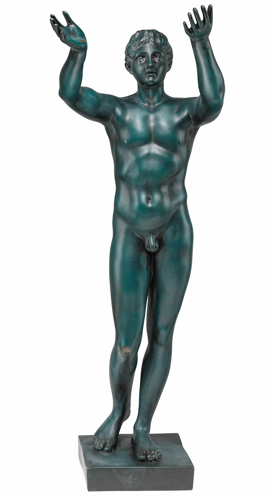 Statue "Praying Ephebe" (original size), bronze version by Leochares