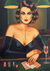 Cuadro "Queen of the Game - Femme Fatale Series" (2025) (Original / pieza única), sobre bastidor