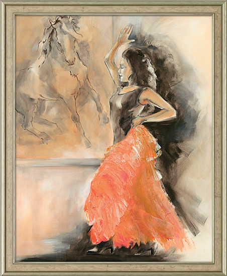 Picture "Spanish Dance", framed by Thomas Aeffner