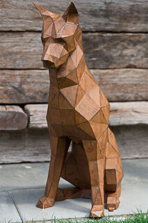 Gartenskulptur "Dobermann"
