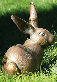Garden sculpture "Bunny", bronze
