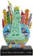 Porcelain object "The Big Apple is Big on Liberty" by James Rizzi