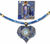 Parure de bijoux "Hommage à Emilie" - d'après Gustav Klimt