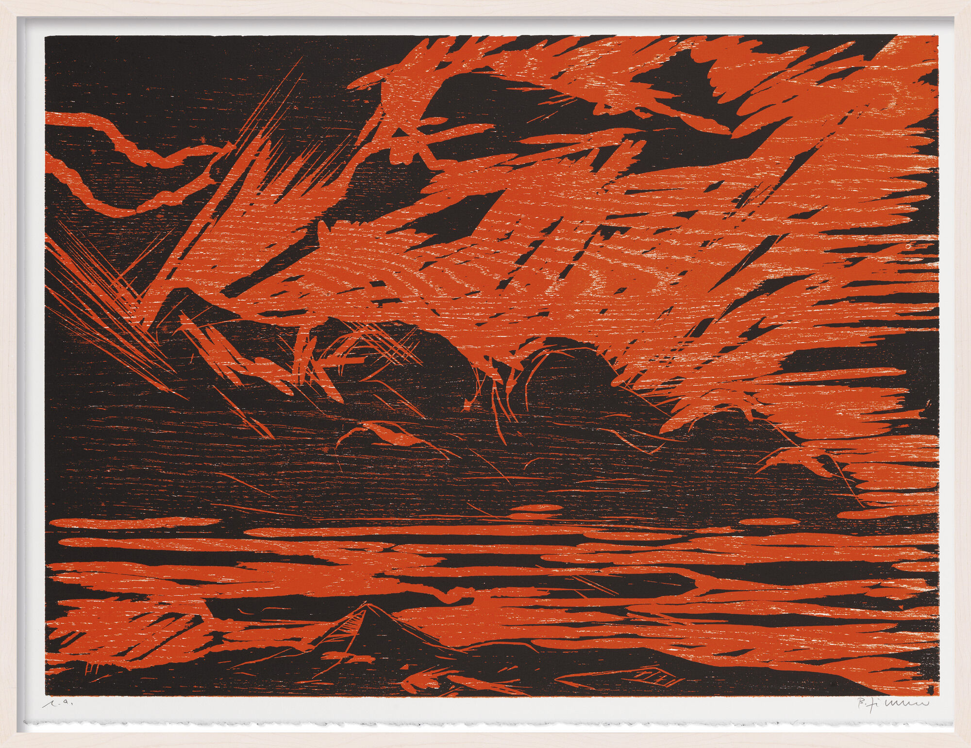 Tableau "Mois - Juillet" (1990) de Bernd Zimmer