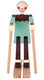 Holzfigur "Skiläufer Boje" von Kay Bojesen