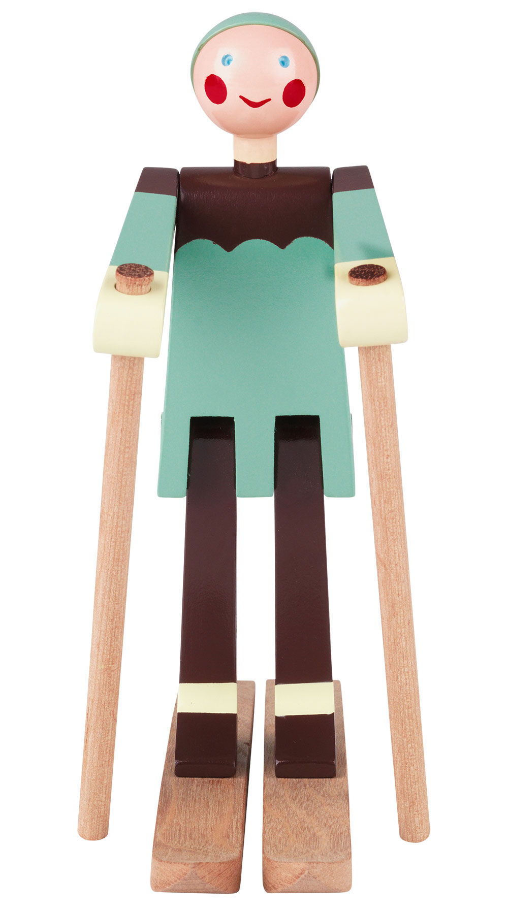 Holzfigur "Skiläufer Boje" von Kay Bojesen