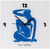Horloge murale "Nu bleu II" (1952), verre