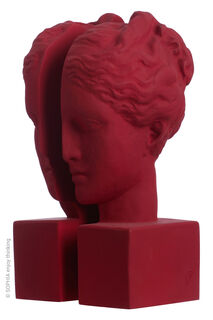Set of 2 bookends "Hygeia Maroon"