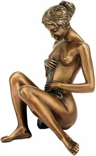 Skulptur "Badeskizze", Bronze von Erwin A. Schinzel