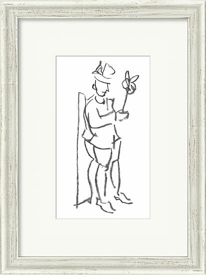 Picture "Compliment", framed by Armin Mueller-Stahl