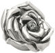 Skulptur "Rose" (2012), forsølvet version af Ottmar Hörl