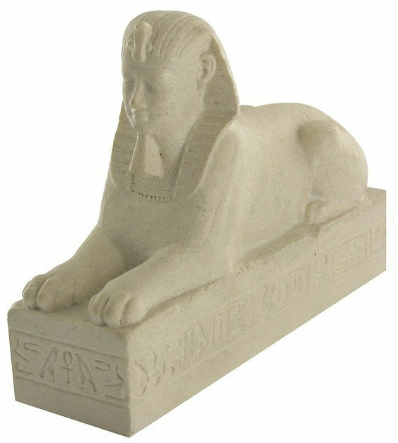 Sculptuur "Sfinx van koning Nectanebo", gegoten