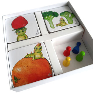 Jeu de cartes et de cartons "Rita Raupe" (pour les enfants à partir de 4 ans) de Logofrosch