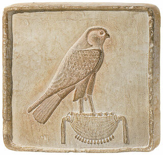 Sandstein-Relief "Gold-Horus"