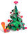 3D-objekt "Christmas Tree Big" (højde 45 cm) lavet af genbrugspap, DIY