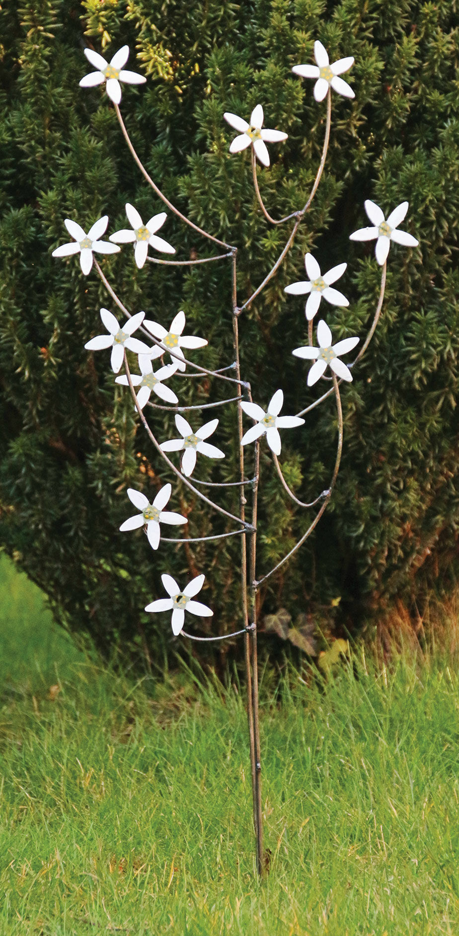 Pics de jardin - set floral "Jasmin", 3 pièces