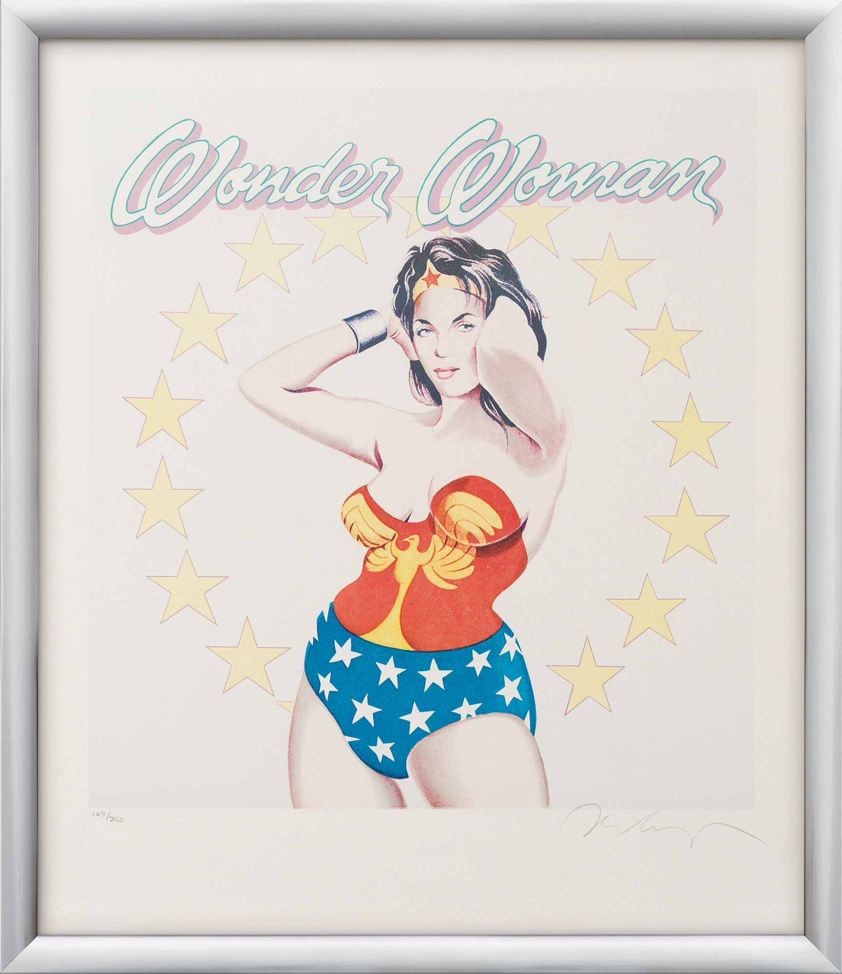 Tableau "Wonder Woman" (1979) von Mel Ramos