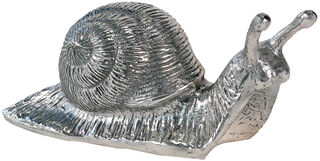 Sculpture « Avantgarde Snail » (2016), version argentée