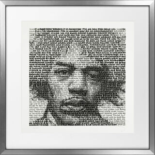 Beeld "Jimi Hendrix" (2022), ingelijst