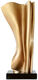 Scultura "Folding 1" (2019), bronzo di Kuno Vollet