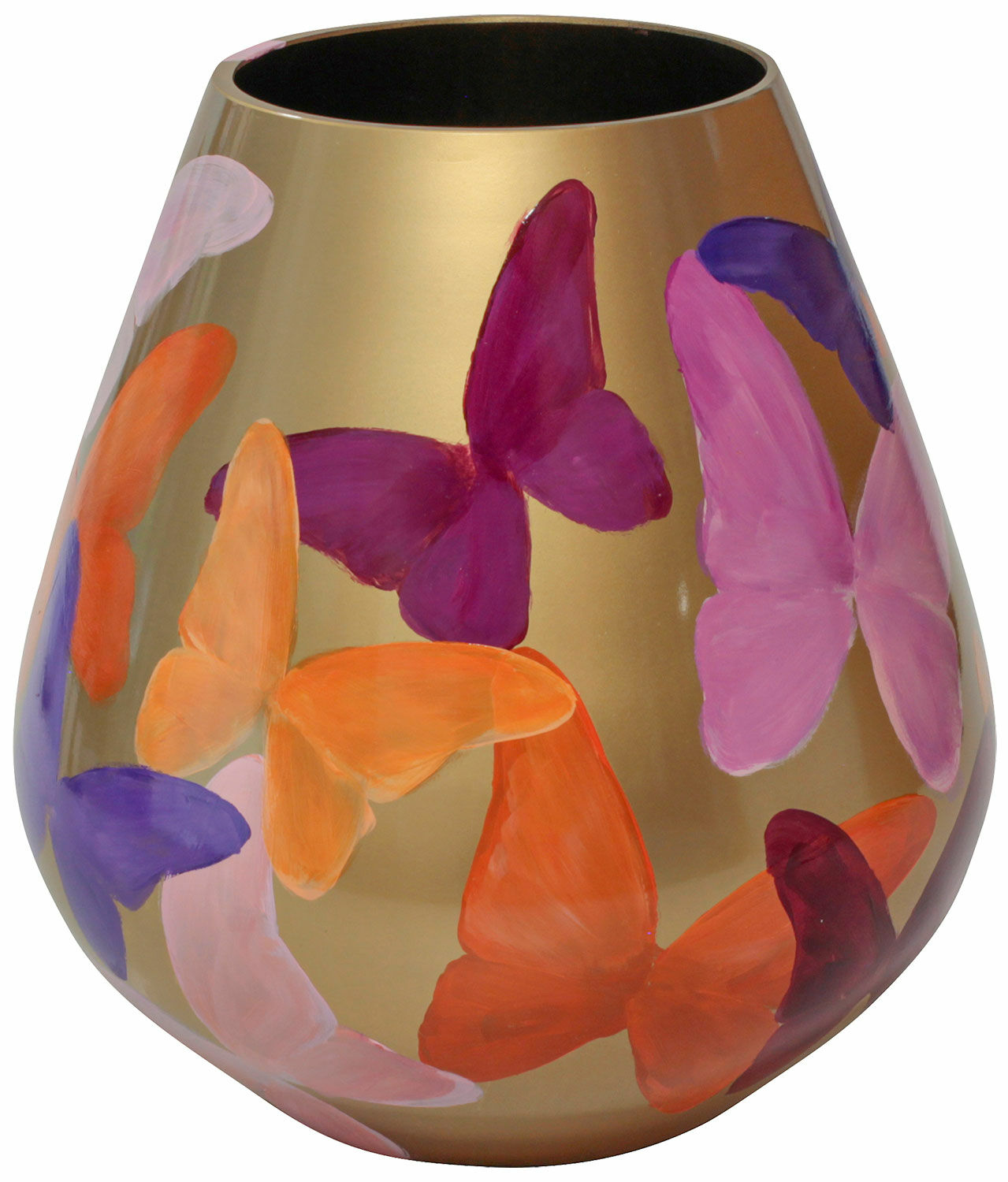 Vase en verre "Papillon" von Milou van Schaik Martinet