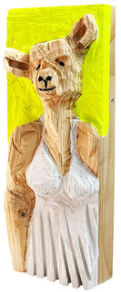 Wandrelief "Marilyn Lämmle" (2026) (Original / Unikat), Holz von Jörg Herz