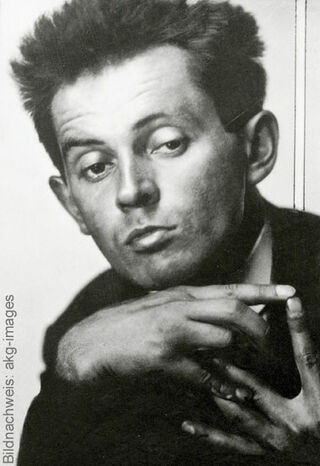 Portrait of the artist Egon Schiele