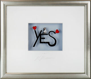 3D-Bild "Yes, I do!", gerahmt