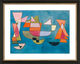 Bild "Segelschiffe" (1927), gerahmt von Paul Klee