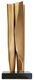 Scultura "Folding 1" (2019), bronzo di Kuno Vollet