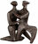 Sculpture "La confession de l'amour", bronze