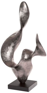 Skulptur "Firedance" (silberfarbene Version), Kunstguss