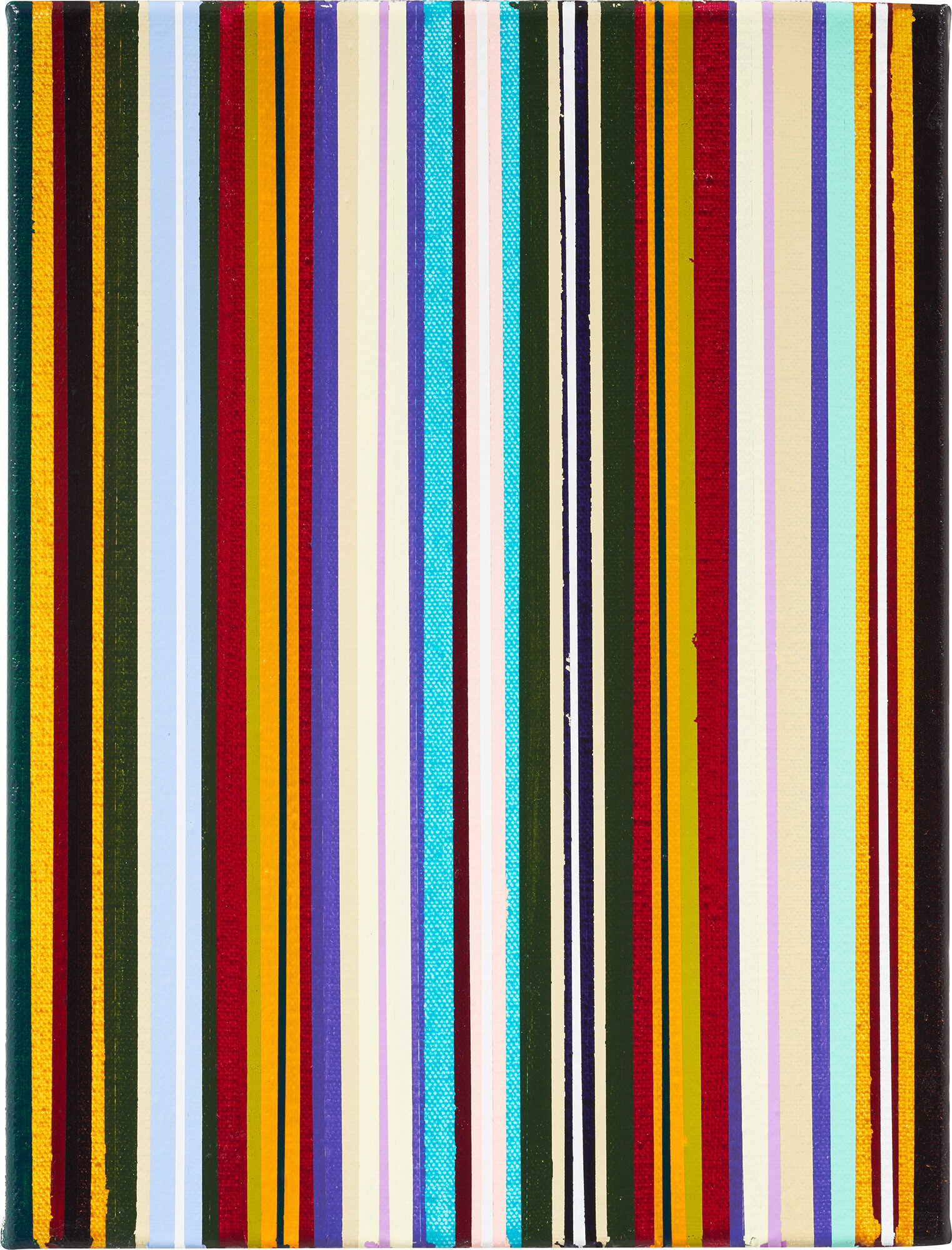 Tableau "Line Thin kaki" (2022) (Pièce unique) von Ruri Matsumoto