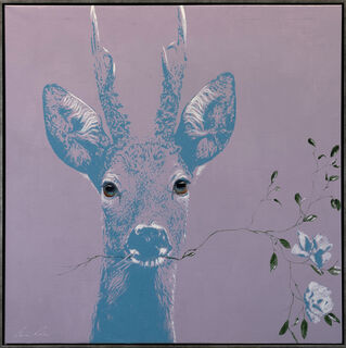 Picture "Series Bright Spot | Portrait of a Deer" (2022) (Unique piece)