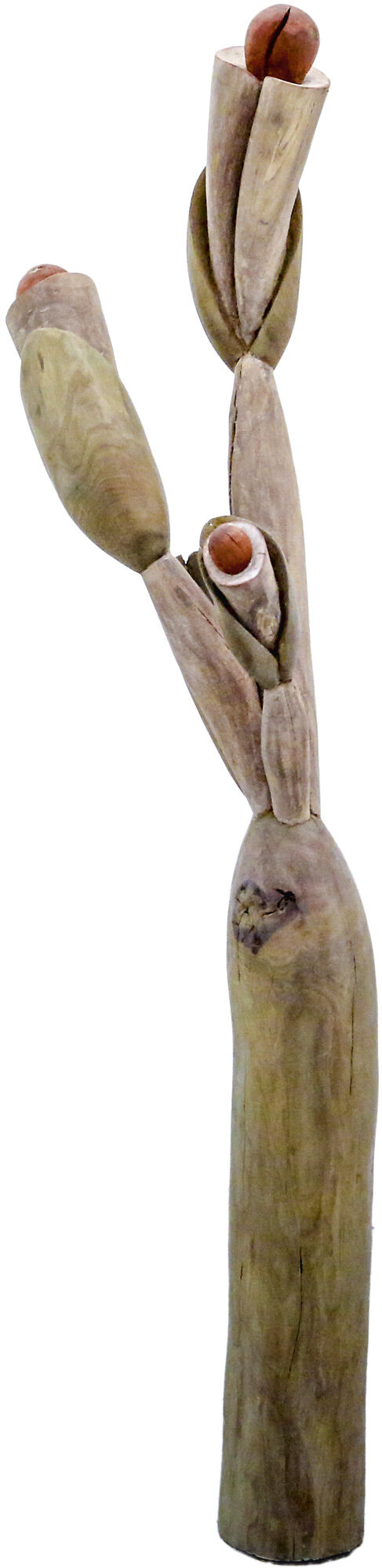 Sculptuur "Distant Proximity - III" (2011) (Uniek stuk), hout von Ellen Mäder-Gutz
