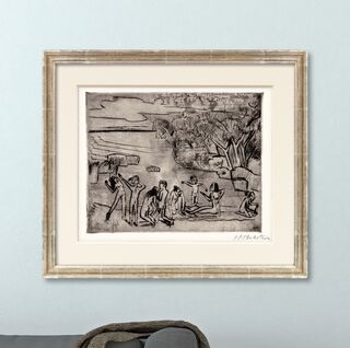 Bild "Am Ufer" (1920) von Max Pechstein