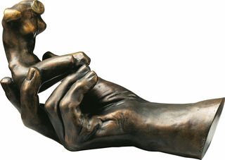 Skulptur "Die Hand Gottes" (1917), Version in Bronze